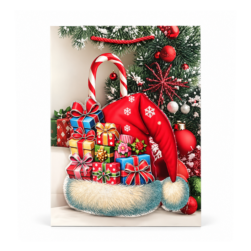Bolsa De Regalo Navideña Mediana-Fd7371m