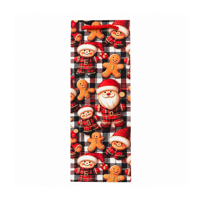Bolsa De Regalo Navideña Vino-Fdc205