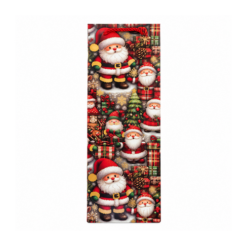 Bolsa De Regalo Navideña Vino-Fdc205