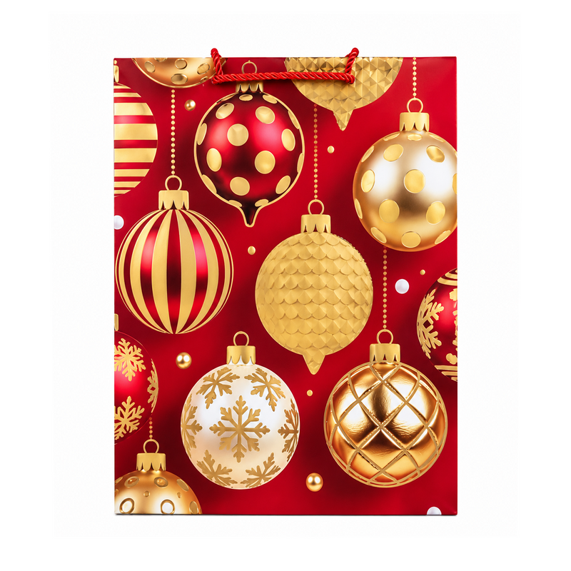 Bolsa De Regalo Navideña Grande-Dv-Bk10471