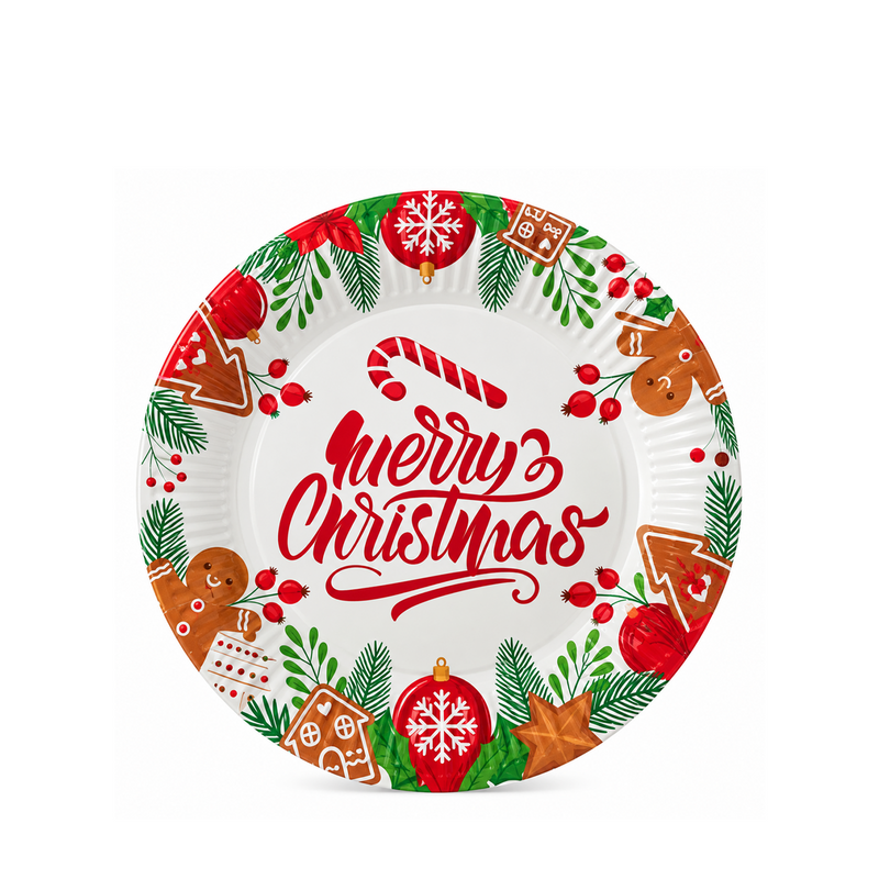 Platos Desechables Navideños-Ga-8101-1