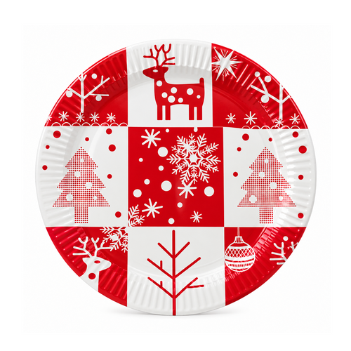 Platos Desechables Navideños-Ga-8101-9