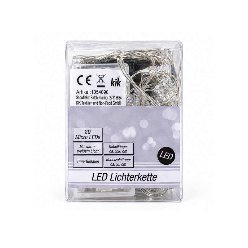 Tira Luz Led Copo De Nieve
