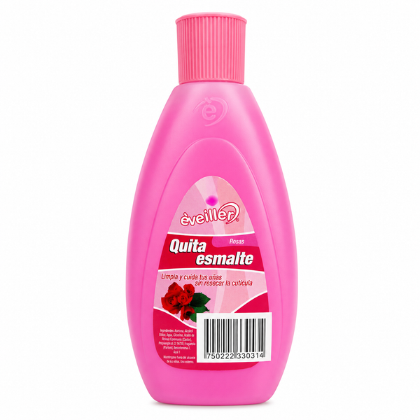 Quita Esmalte Rosas 100 ml.