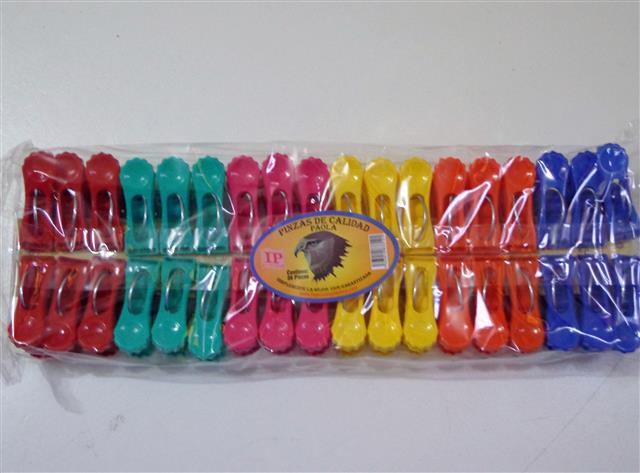 PINZA PARA ROPA HALCON 36 PZ.