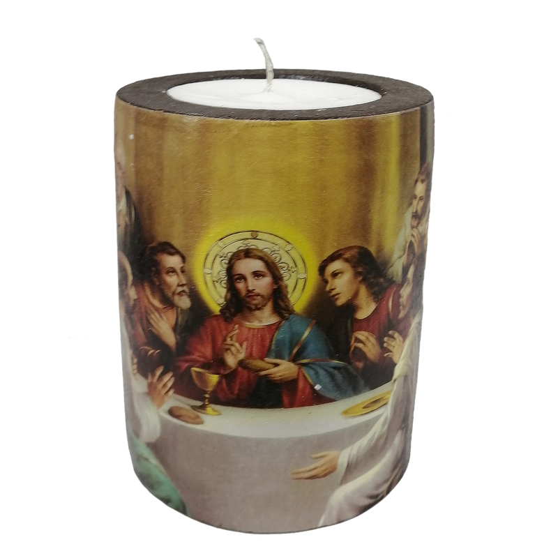 Veladora Decorativa con Estampados