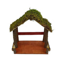 Casita Chica con Musgo Nacimiento Navideño