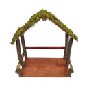 Casita Mediana con Musgo Nacimiento Navideño