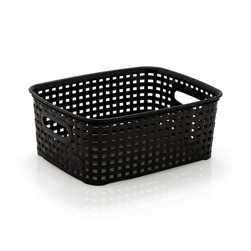 Canasta rattan chica