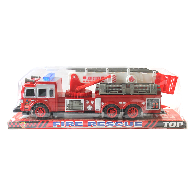 Camión de bombero a fricción.