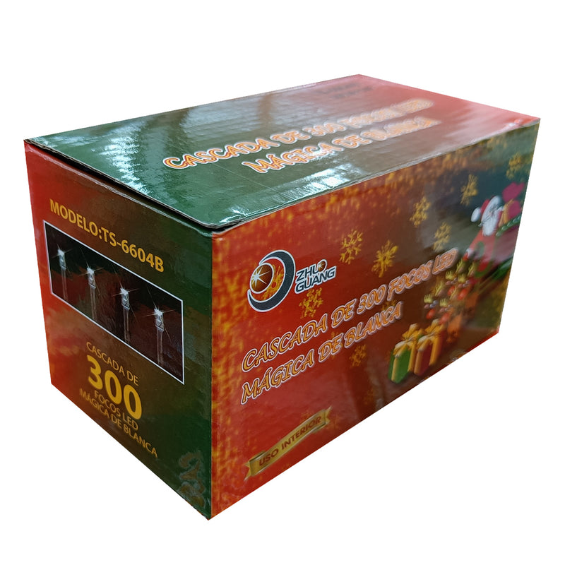 Serie Cascada Luz Led Blanca 300L