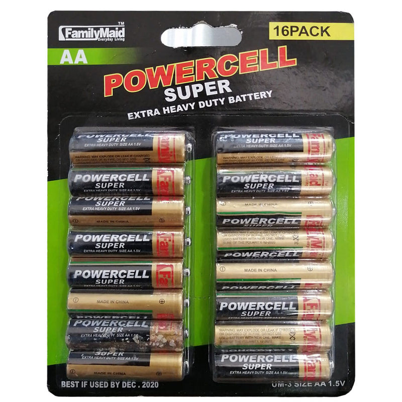 Batería PowerCell AA 16 pzs.