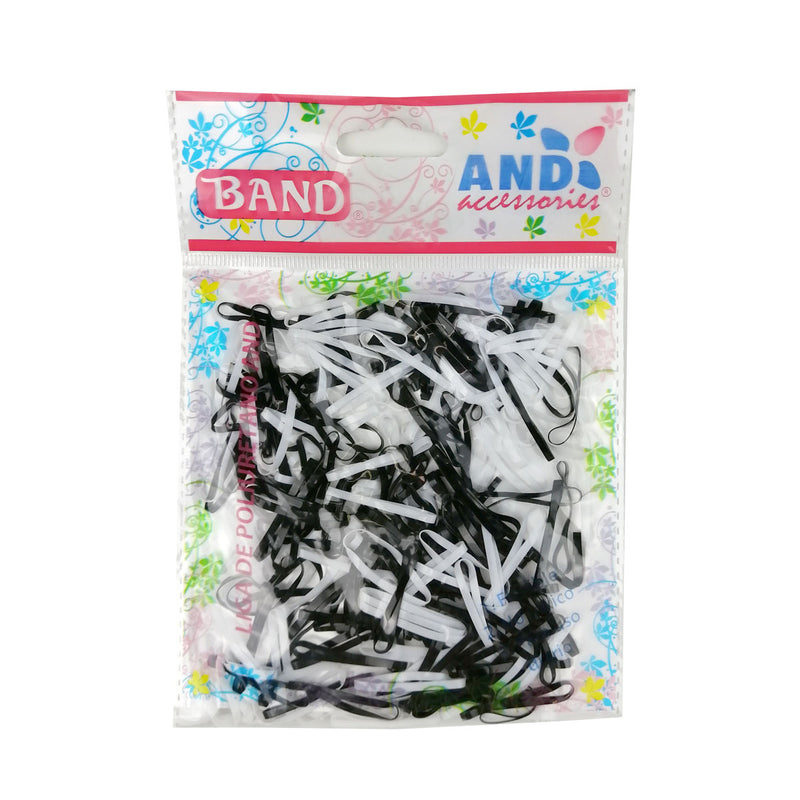Liga Látex Negro y Blanco