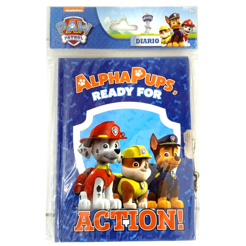 Diario con Candado Paw Patrol
