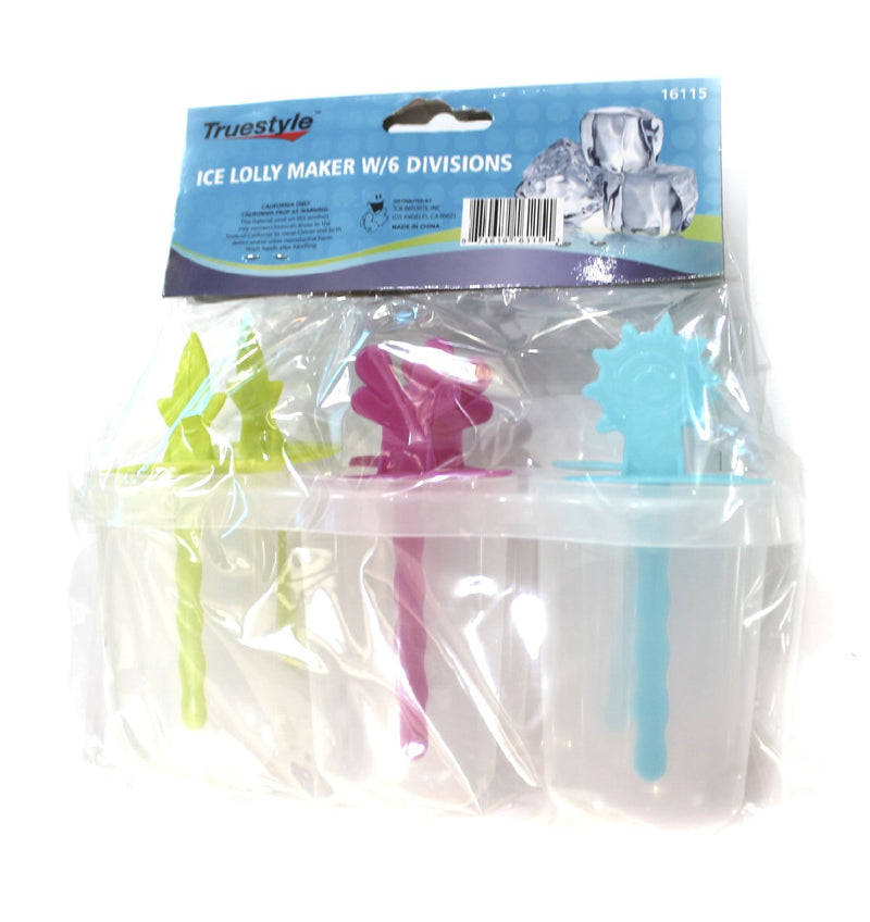 Molde para 6 paletas de hielo