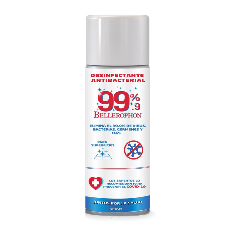 Desinfectante Antibacterial Bellerophon 99.9% 400 ml.