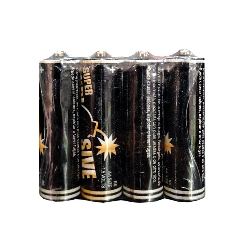 Batería Super Explosive AA 4 pzs.