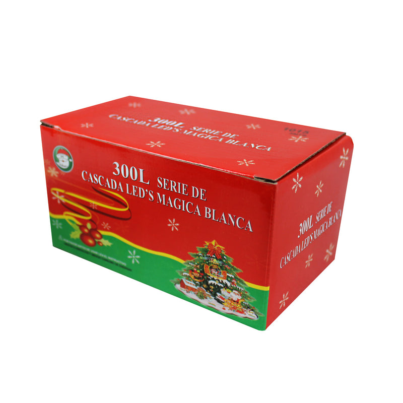 Serie luz led Cascada de Blanca 300L
