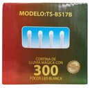 Cortina de lluvia mágica luz led 300F Blanca