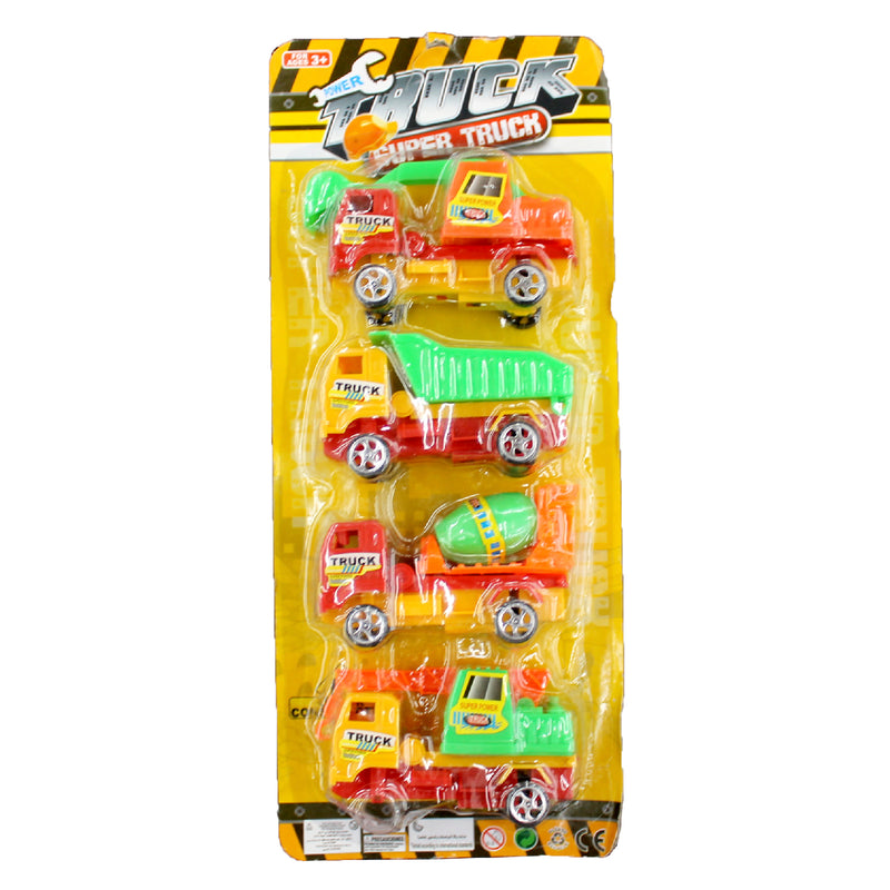 Set de Carritos de Construcción 4 piezas.