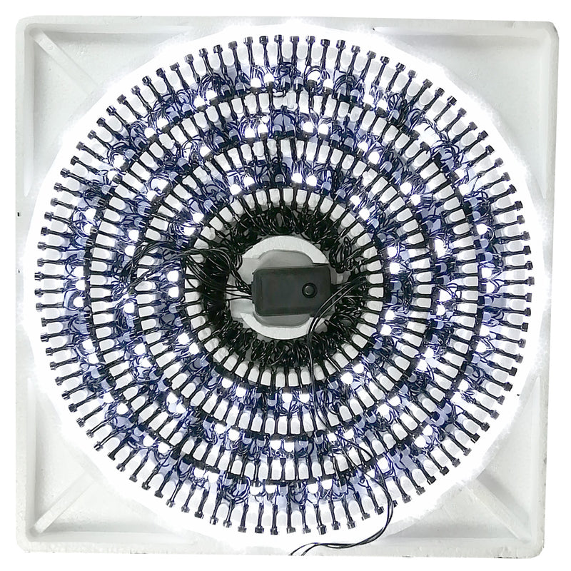 Serie Navideña de 300 Luces Led V8 Blancas