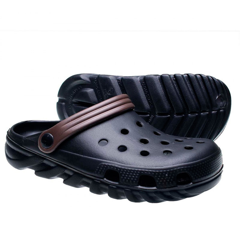 Sandalia para Caballero Negro tipo Crocs