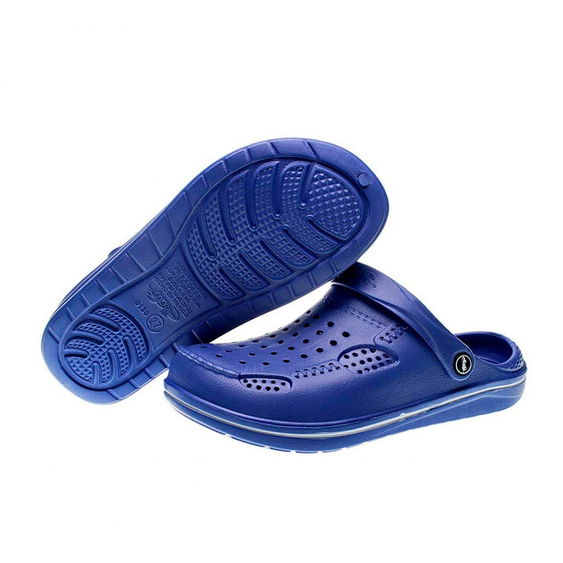 Sandalia para Caballero Fushen Azul Marino tipo Crocs