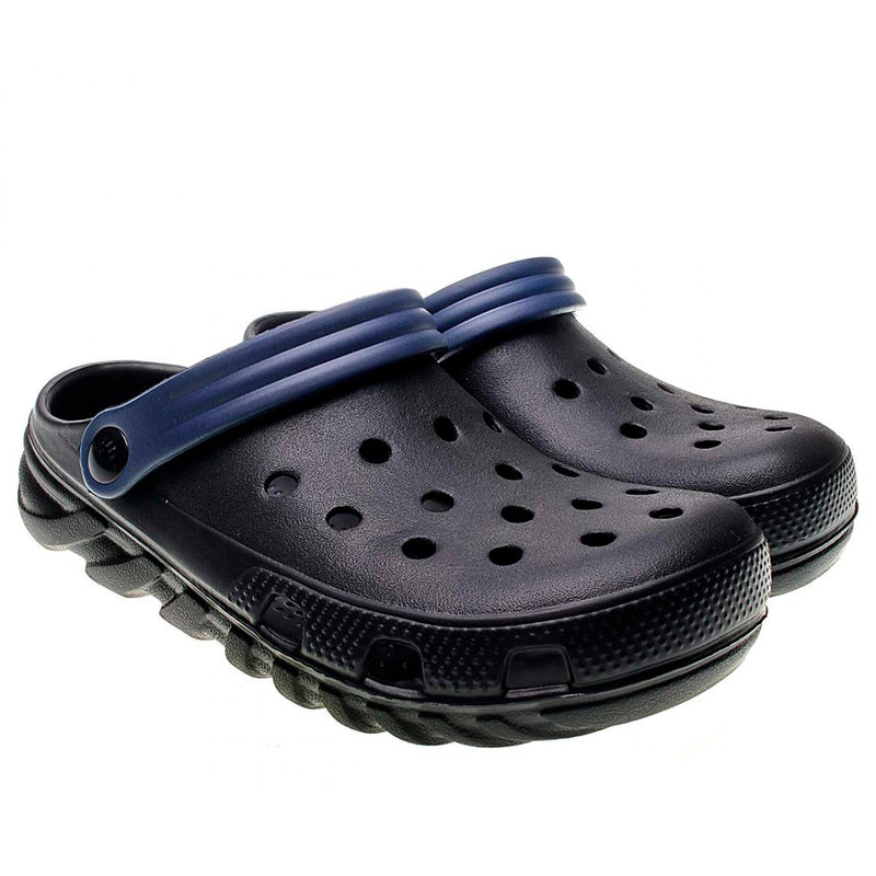 Sandalia Juvenil Negra tipo Crocs