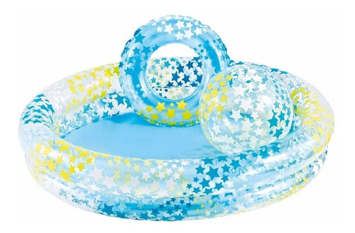 Alberca Inflable con Pelota y Salvavidas