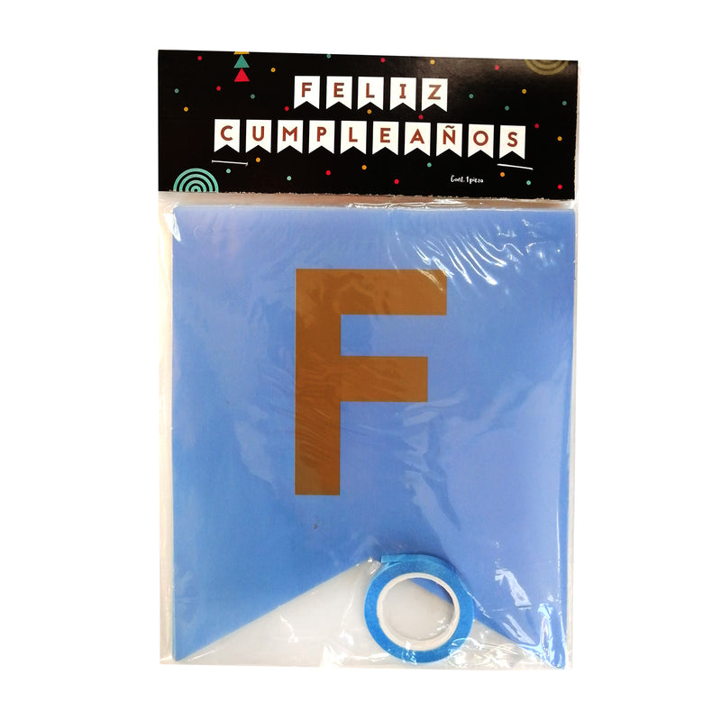 Letras Colgantes de Feliz Cumpleaños