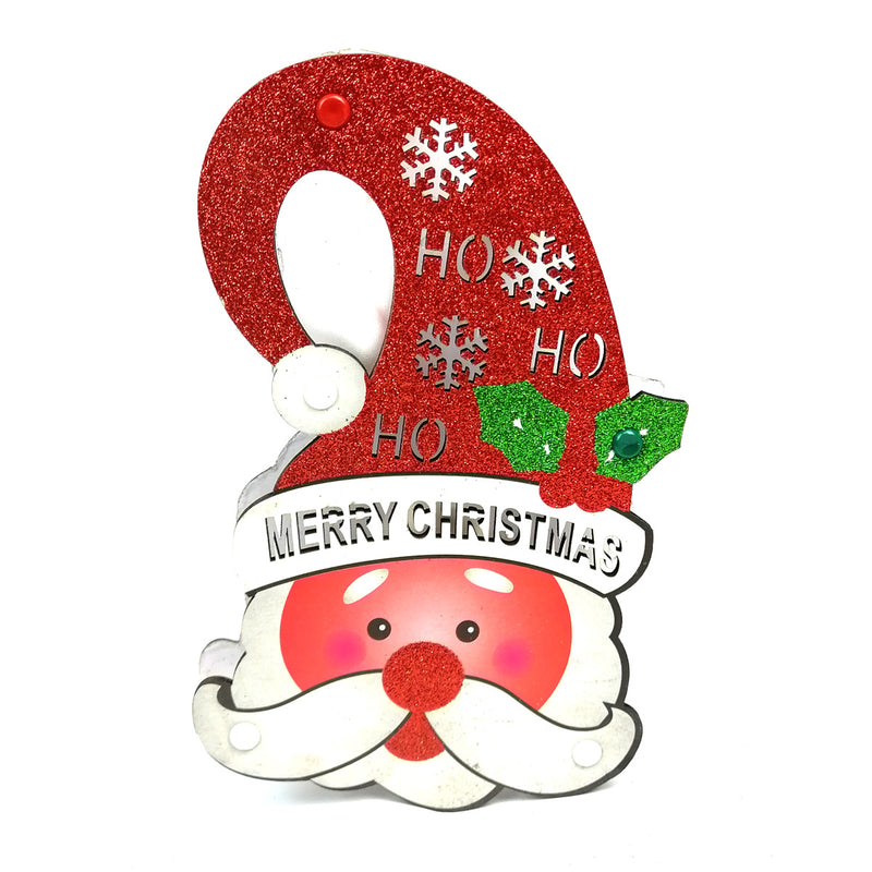 Adorno Colgante Santa Merry Christmas