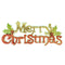 Adorno Colgante Letras Merry Christmas