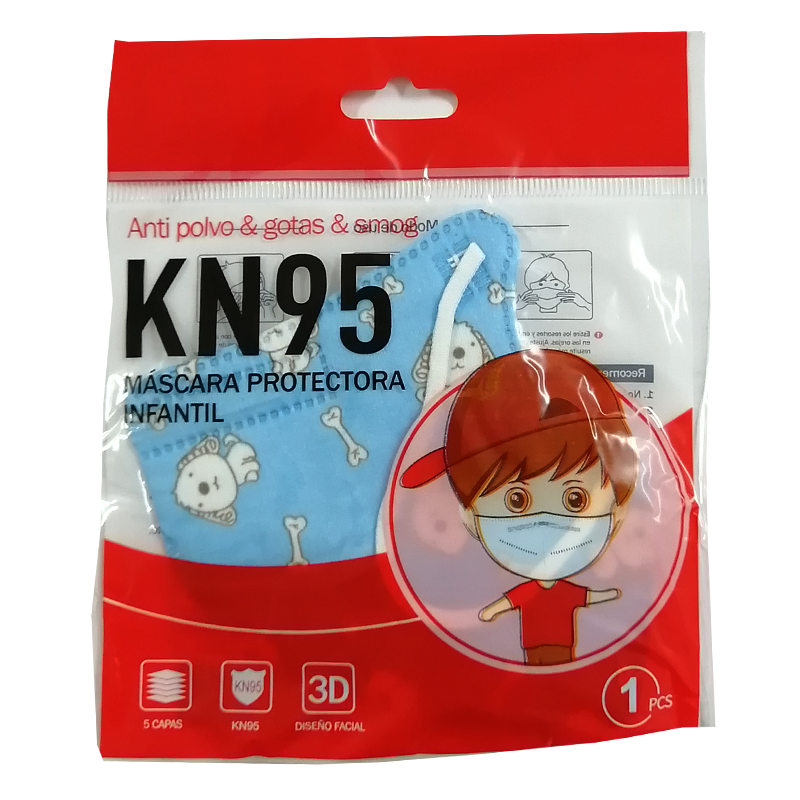 Cubreboca KN95 Infantil con Estampado