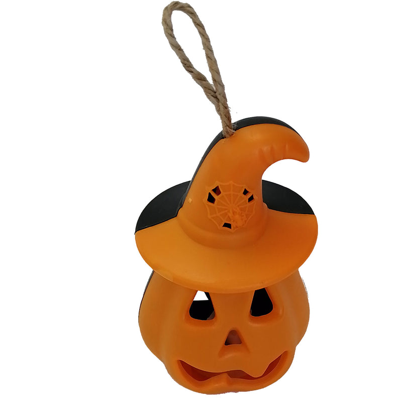 Calabaza Dos Caras, con Luz Led