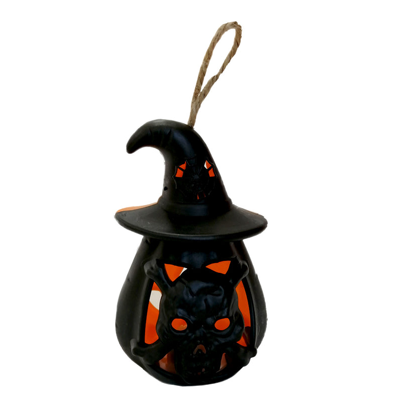 Calabaza Dos Caras, con Luz Led