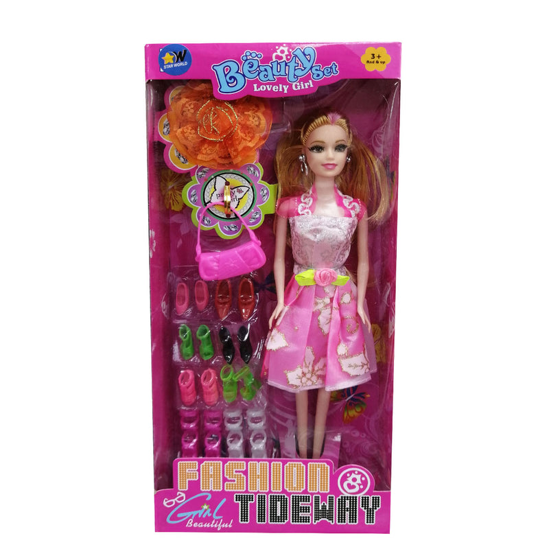 Muñeca 30 cm con Set de Accesorios