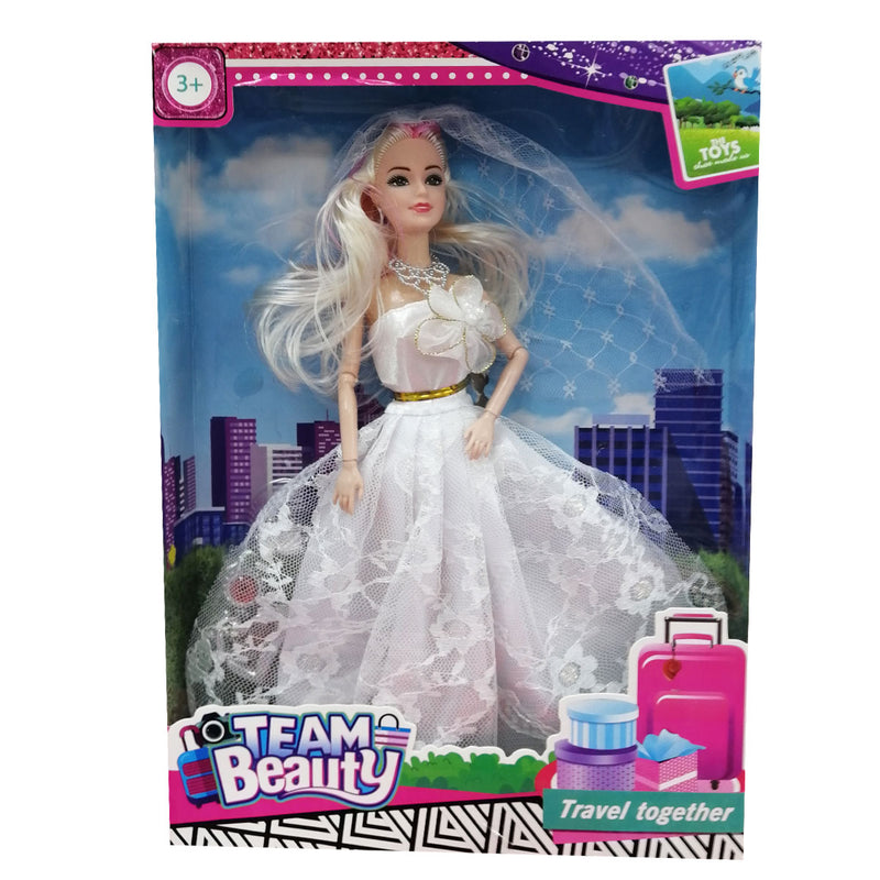 Muñeca con Accesorios 5 piezas