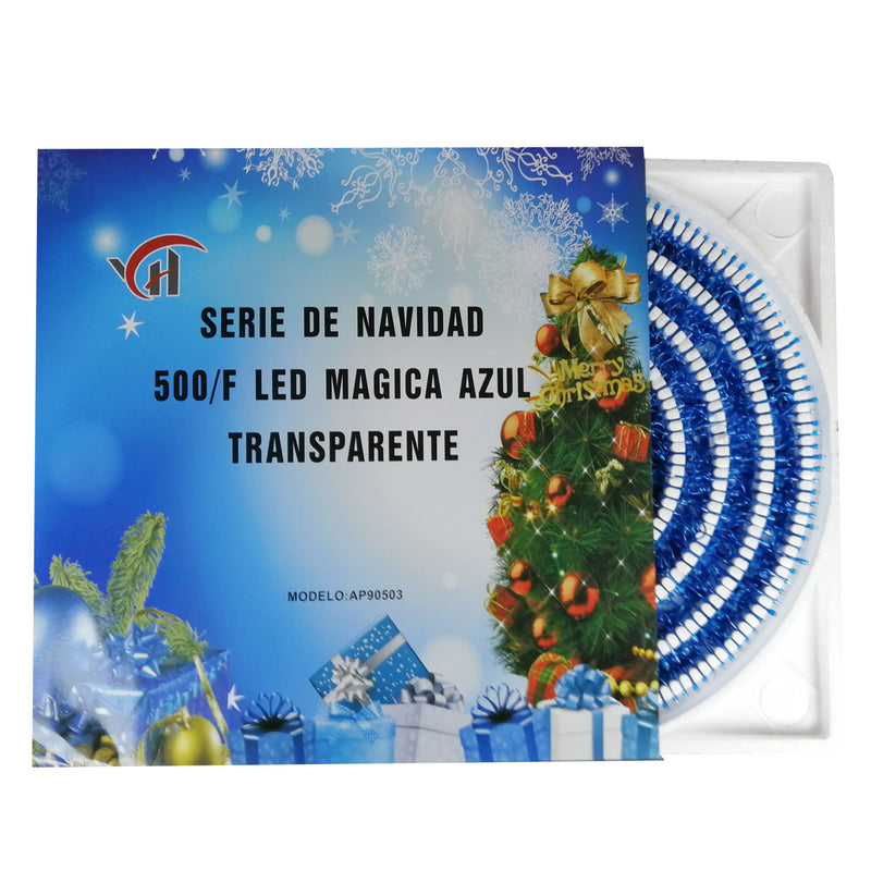 Serie Navideña de 500 Luces Led Azul