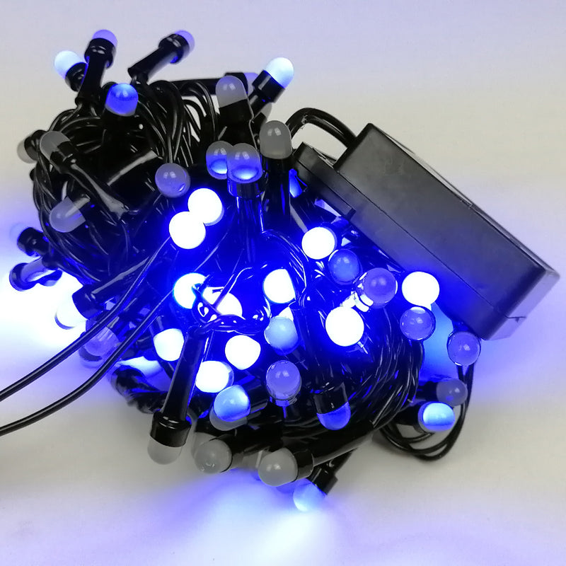 Serie de 100 Luces Led V8 Azul