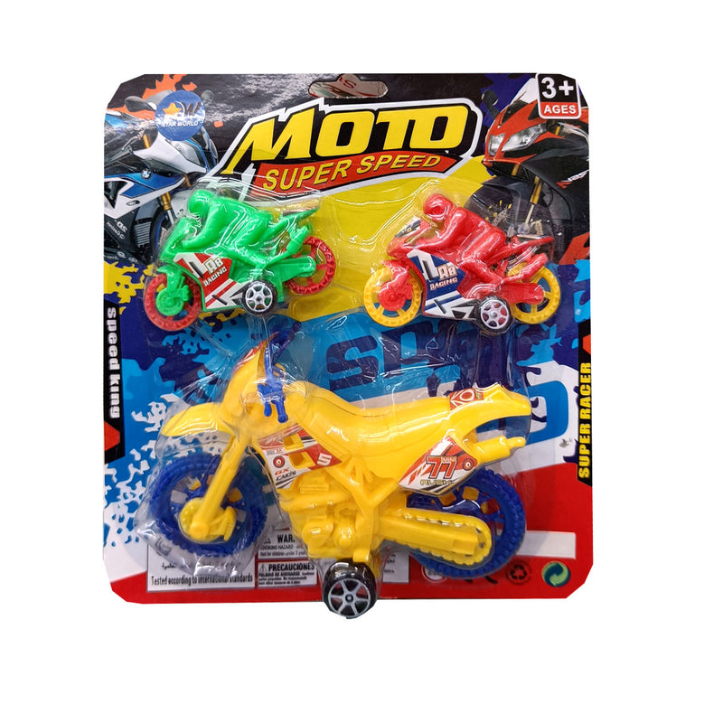 Set de Motocicletas 3 piezas