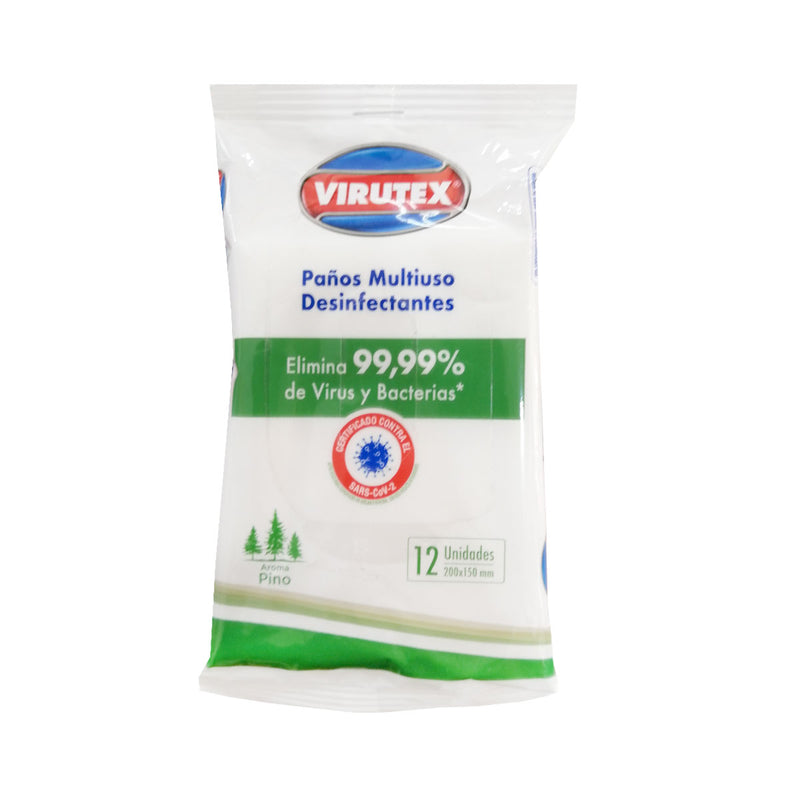 Paños Multiusos Desinfectantes Pino