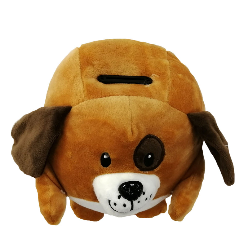 Perro de Peluche con Alcancía
