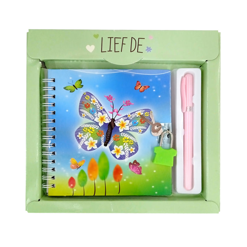 Diario con Candado y Pluma