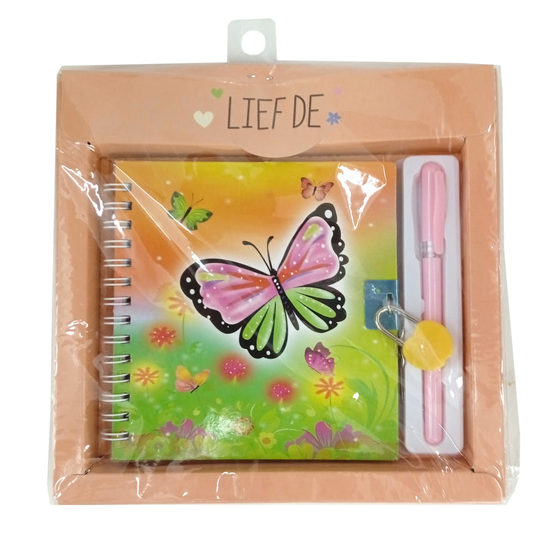 Diario con Candado y Pluma
