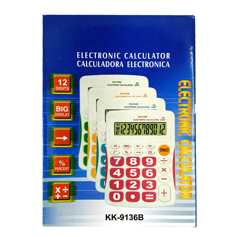 Calculadora Electrónica 4 Colores