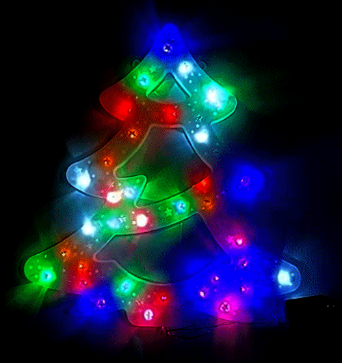 Figura Luminosa Pino Navideño