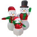 Inflable Familia Mono de Nieve 1.5 mts.