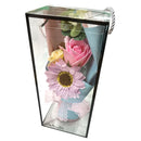 Flor artificial en caja