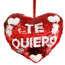 Cojín de San Valentín 25 cm Lentejuelas