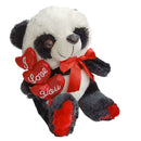 Oso Panda de Peluche con Corazón 25 cms.